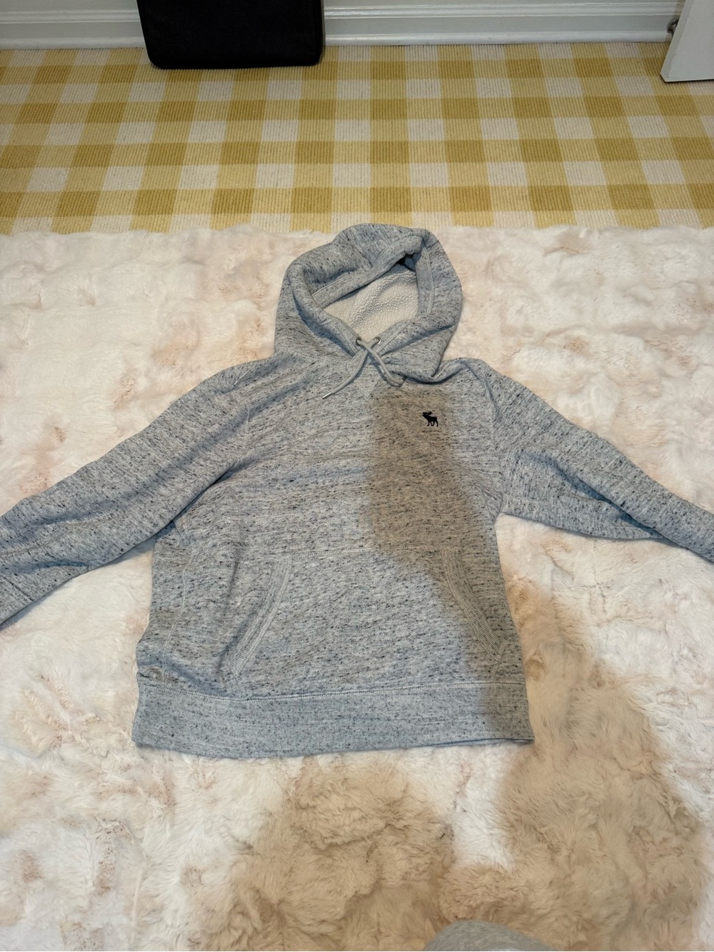 Abercrombie & Fitch Light Gray Crewneck Hoodie
